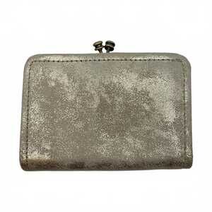 HOBO Gold Leather Kisslock Wallet | Women’s OS Clutch